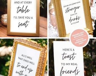 TS Wedding Signs — 8x10