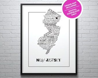 Mapa de citas de RHONJ — 8x10