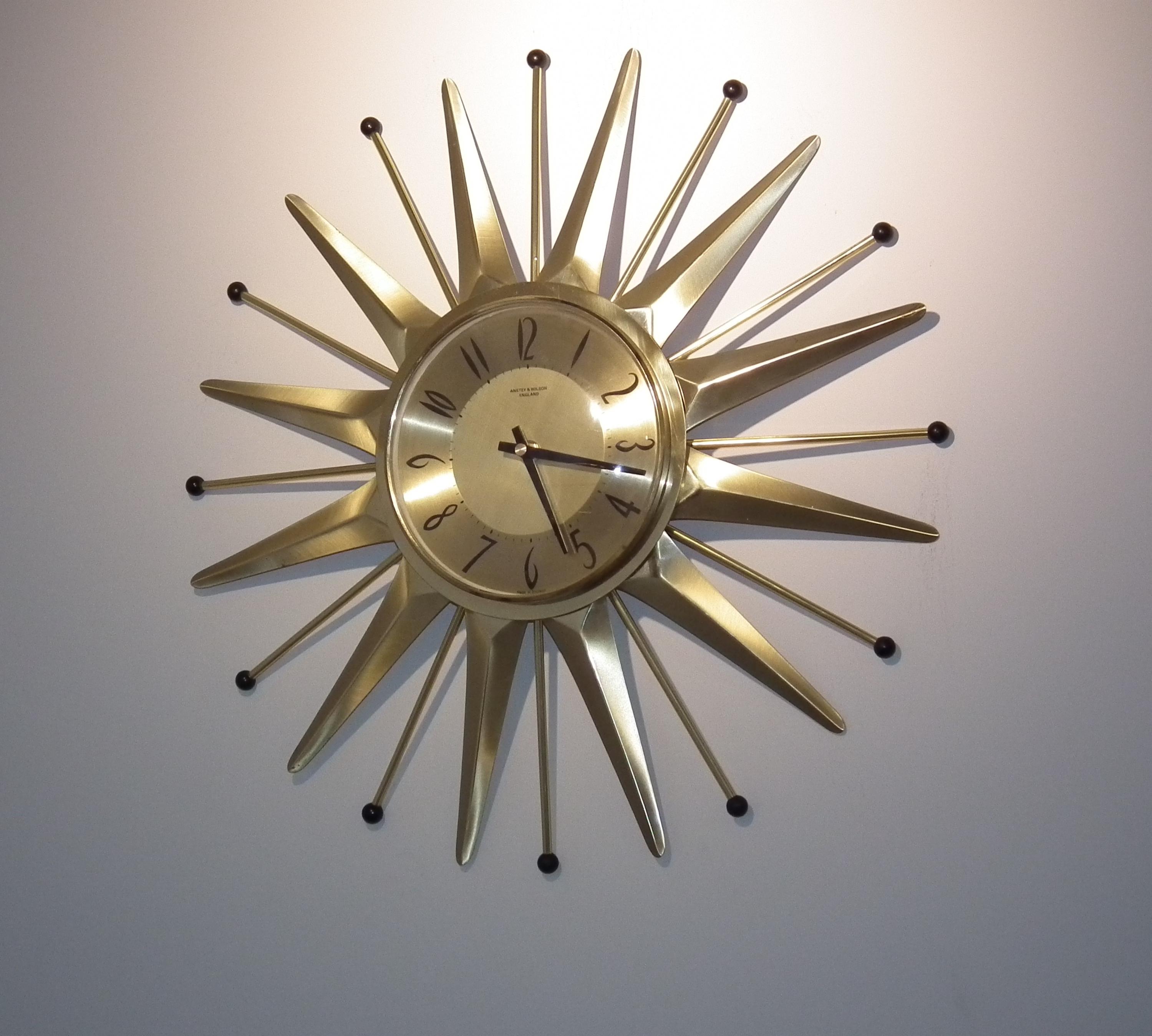 Wilson Anstey & Clock sunburst by | wall clock - Clocks
