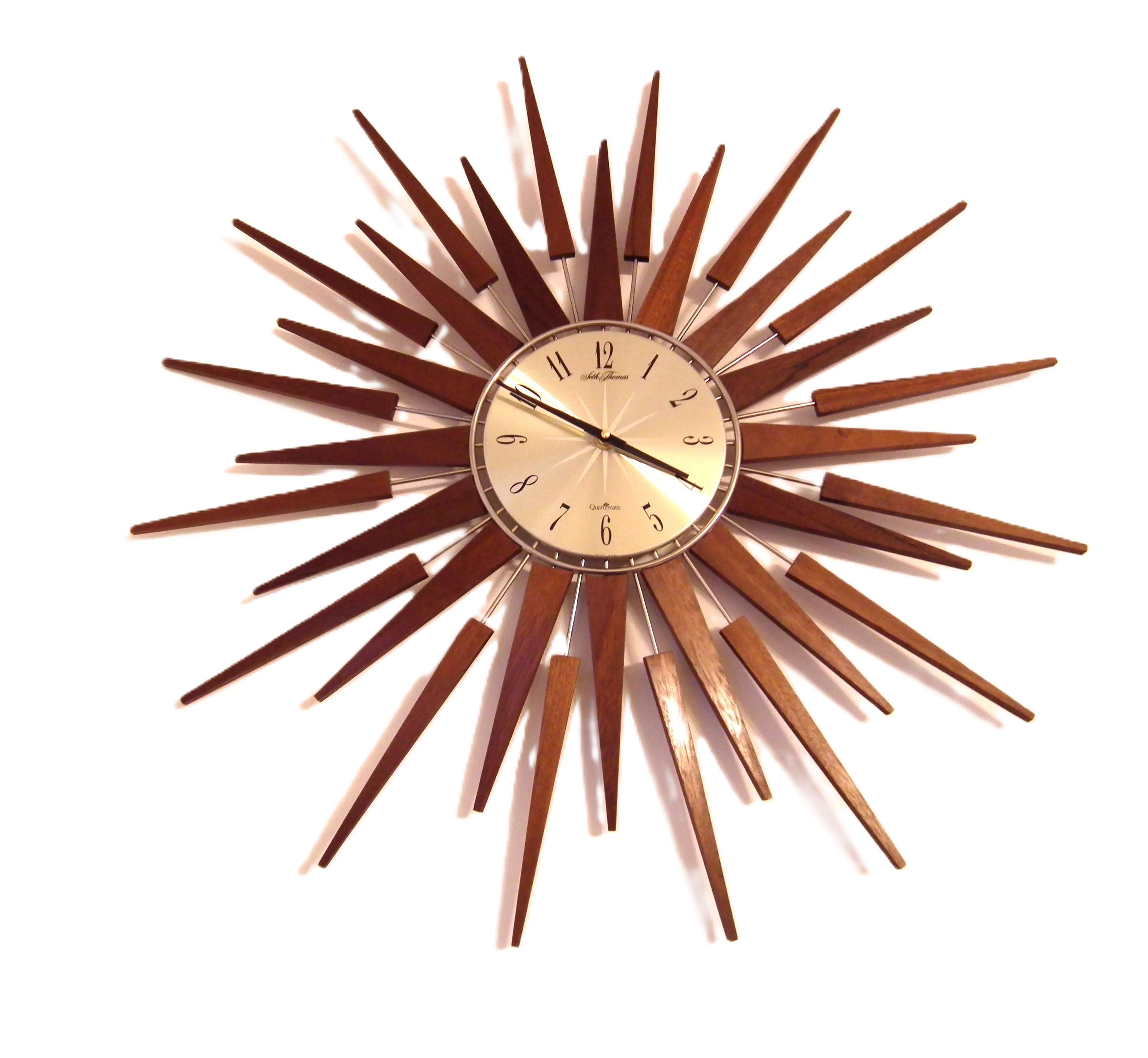 Seth Thomas Sunburst - Etsy
