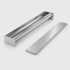 U-Shape Terrine Mold with Press Lid – Stainless Steel Pâté Pan, Professional Loaf Form