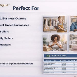 Inventory Management Excel Template | Stock Tracker, Inventory Dashboard & Reorder Planner image 5