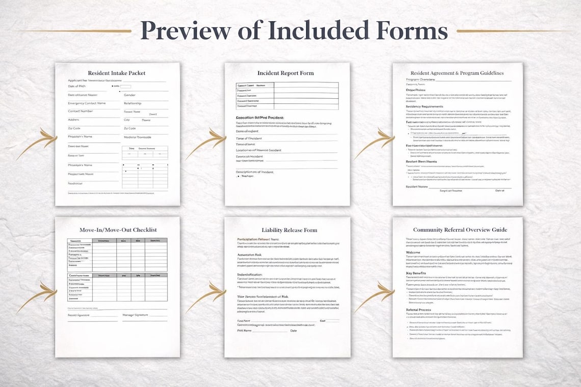 Independence Order Form Independent Living Facility Essential Forms | Group Home Business | 21 ...