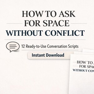 Guiones de comunicación / Pide espacio sin conflicto (Descarga PDF)