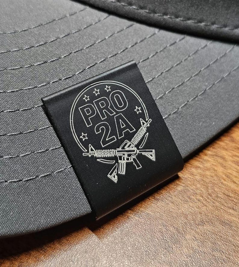 Pro 2A Hat Brim Clip – Patriotic Tactical EDC Hat Accessory – Laser ...