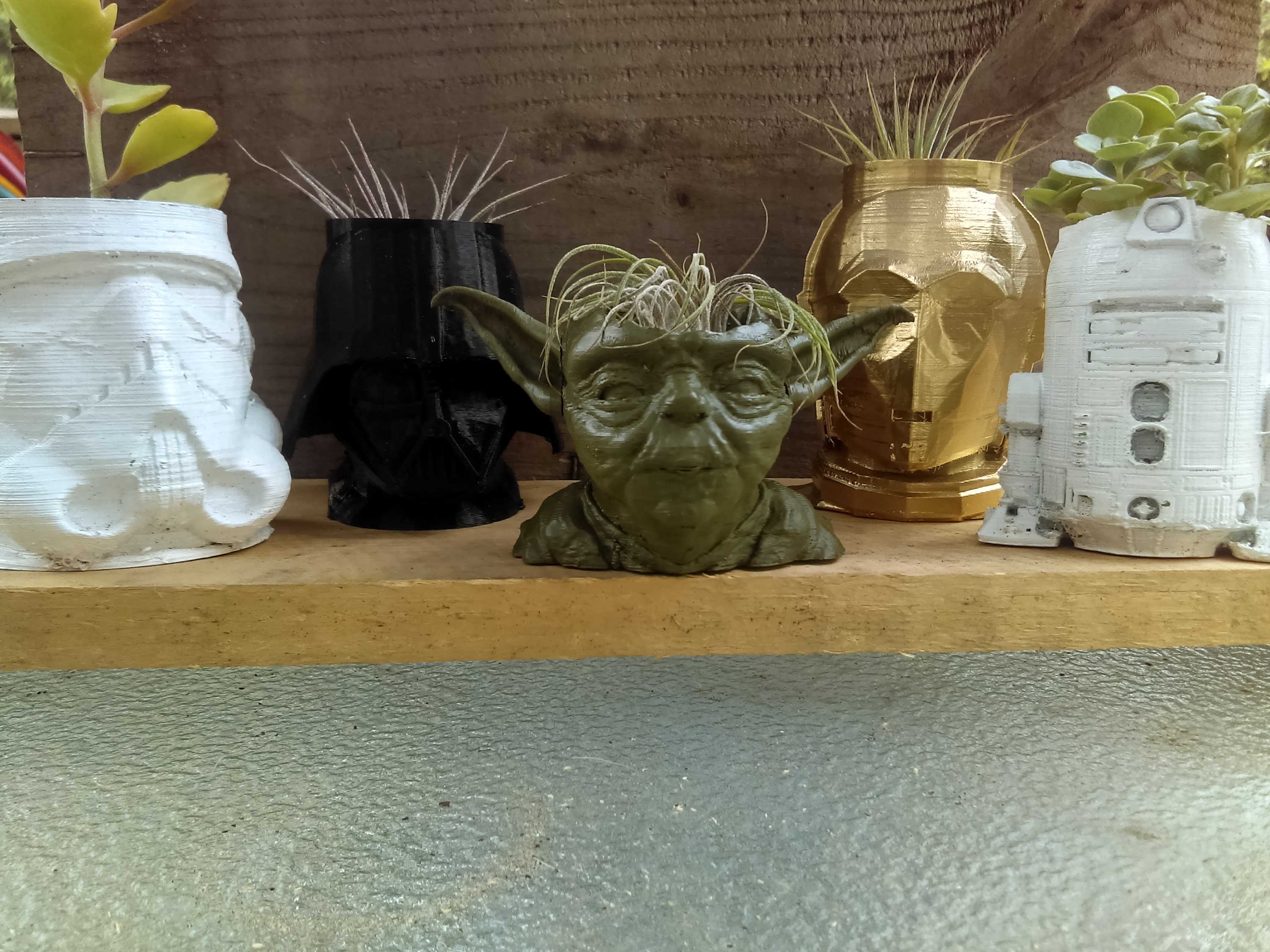 Inspired Star Wars Planters for Indoor Gardening or Stationary Desk Accesso...