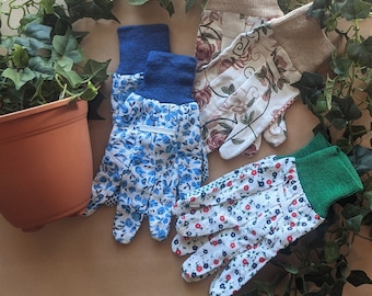 Gardening Gloves for women, Cotton garden gloves, gardener gift