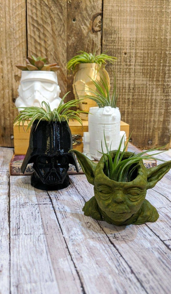 star wars succulent planter