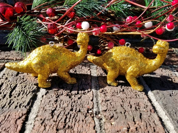 Dinosaur Christmas Ornament For Christmas Tree Decorating Etsy