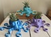 Octopus Planter, 3D Printed, for Indoor Gardening for AIR PLANTS 