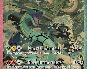 Rayquaza Ex Full Art (Shenron) inbegrepen
