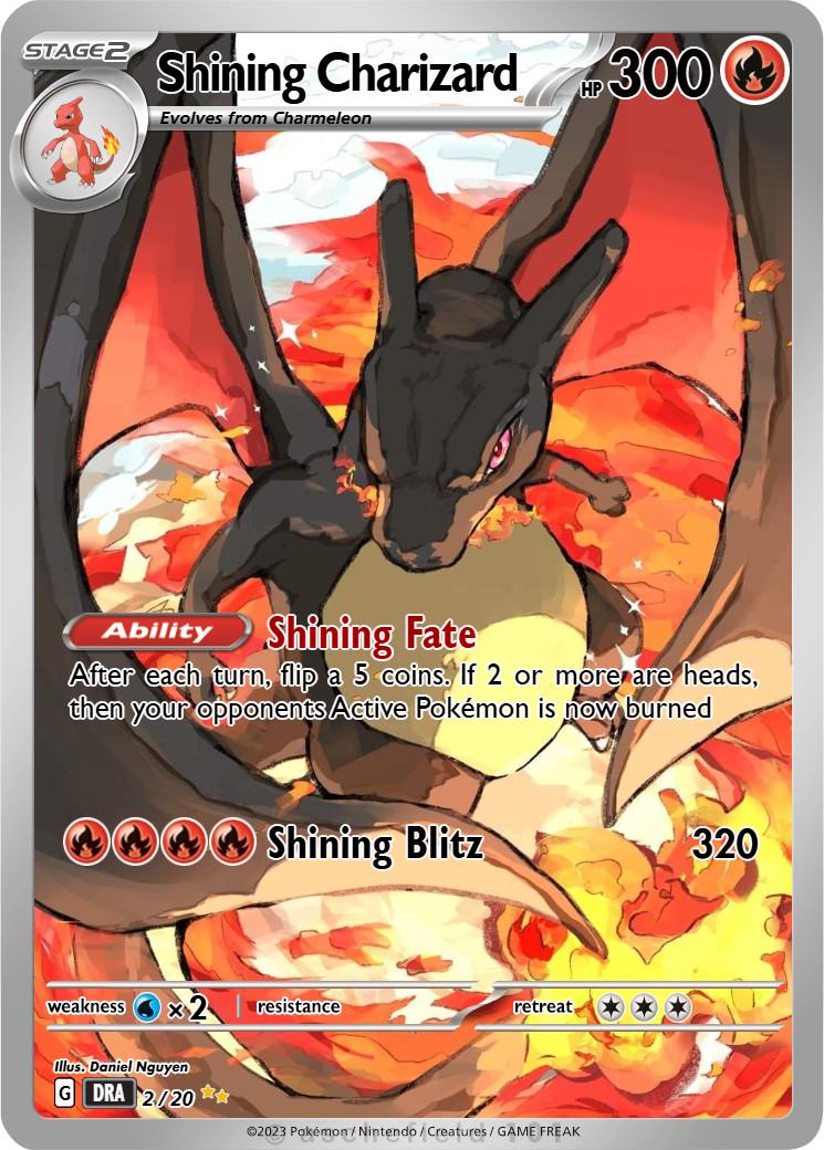 Shining Charizard Full Art - Etsy