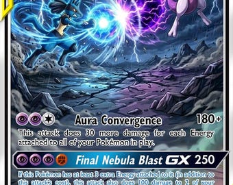 Mewtwo & Lucario GX Tag Team Full Art