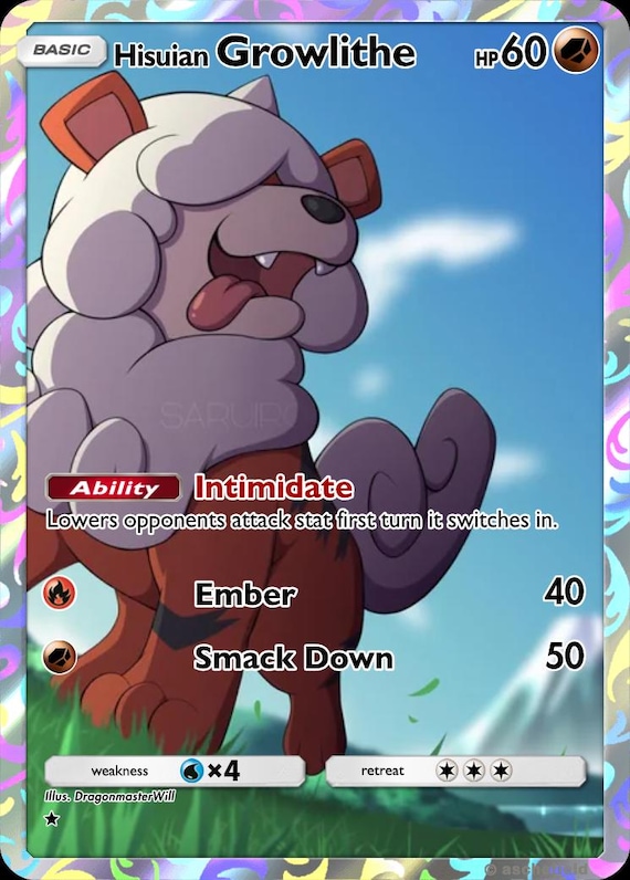 hisuian growlithe pokemon card Hisuian Growlithe - 099/167 99