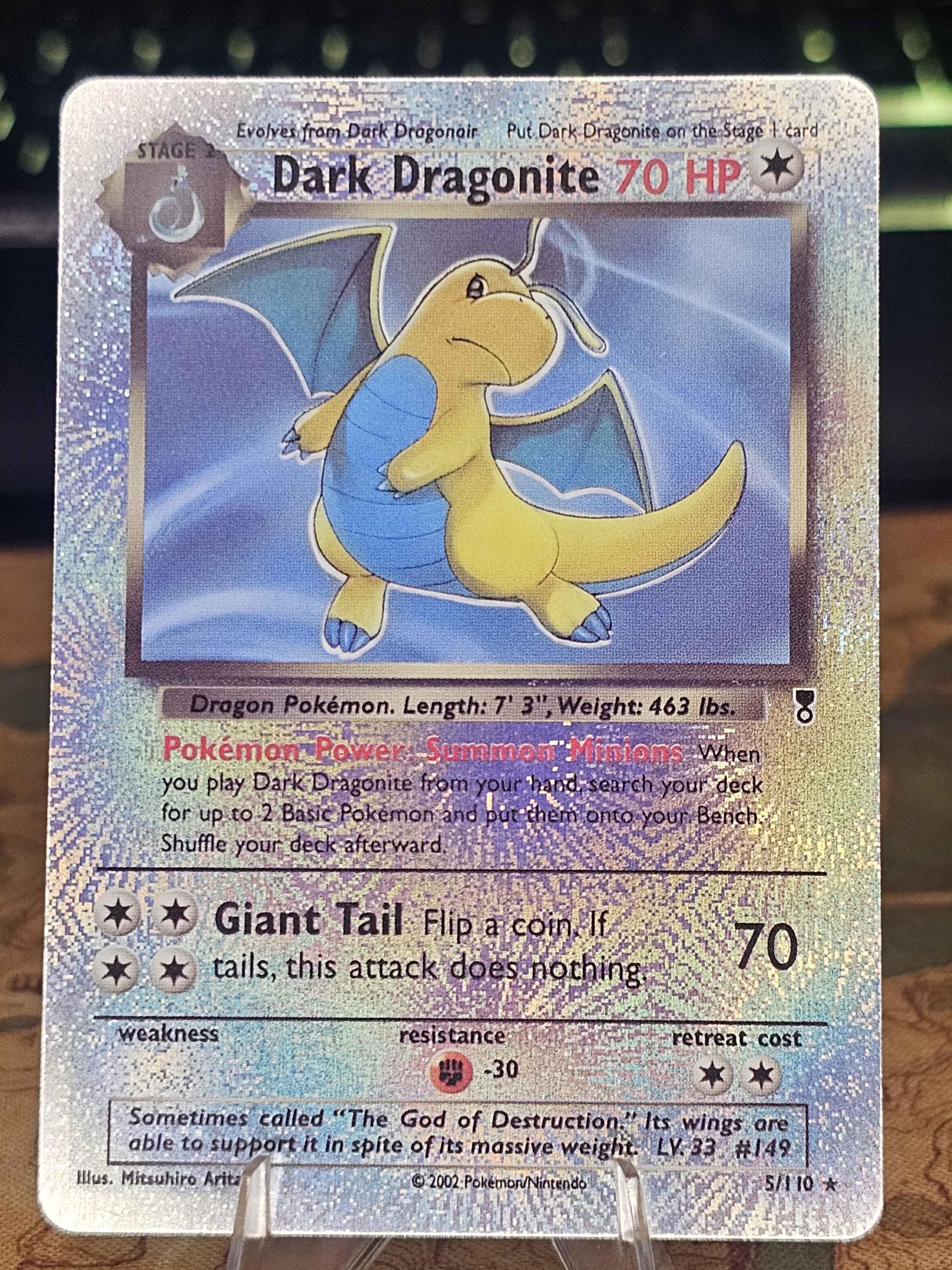 Dark Dragonite Legendary Collection 5/110 Proxy - Etsy