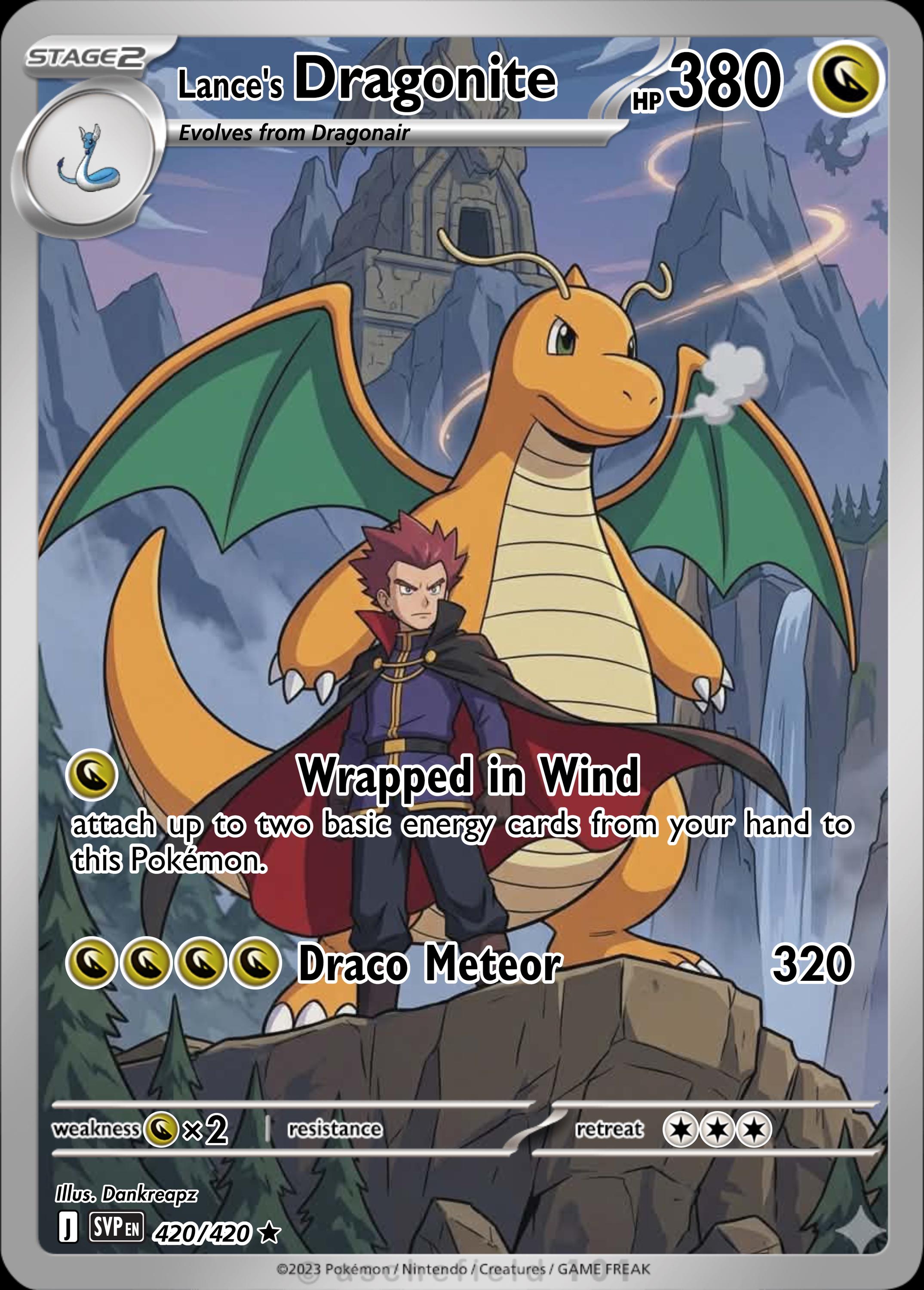 lance pokemon card Single Sun AND MOON - DRAGON MAJESTY variation to centering Pikachu Cosplay Lance, Elite Four