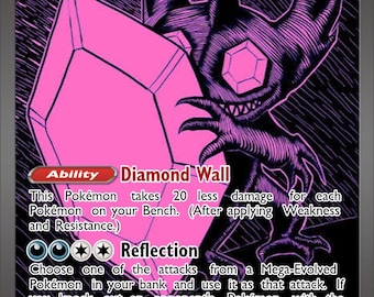 mega sableye ex pokemon card Full Art [Fighting]×2 Pokemon Mega Sableye EX 4