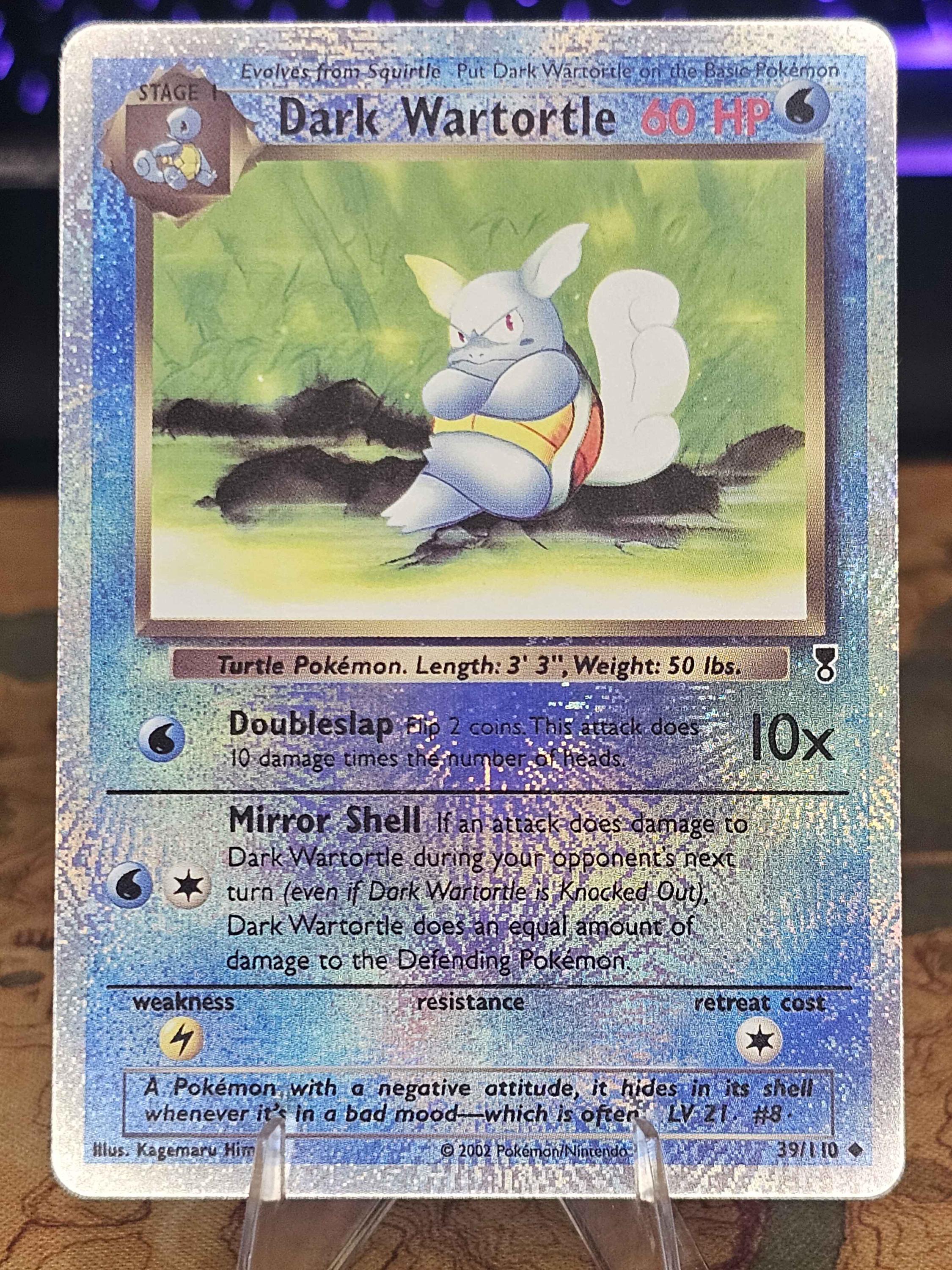 Dark Wartortle Legendary Collection 39/110 Proxy - Etsy