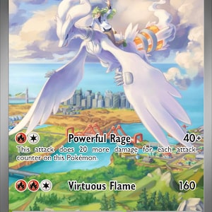 pokemon card mega reshiram - Shining Fates 017/072 a powerful Legendary Pokemon. Pokemon 8643 Mega Reshiram Pokedex: