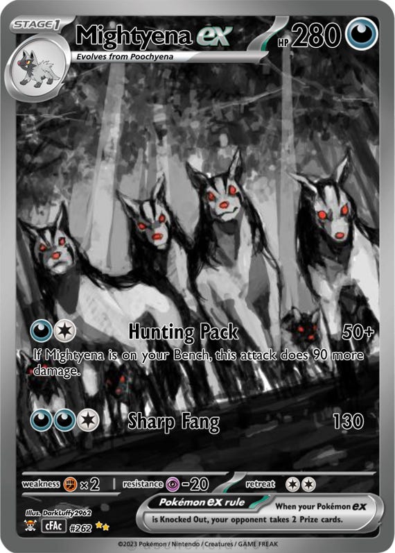 mightyena pokemon card price 106/162 - Temporal Forces Colorless Collude (20+) If you played any Supporter card from your hand during this turn Pokemon - Mightyena - 114/167