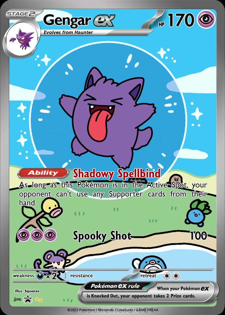 Bubble Gengar Card - Etsy Bubble Gengar Card - Etsy