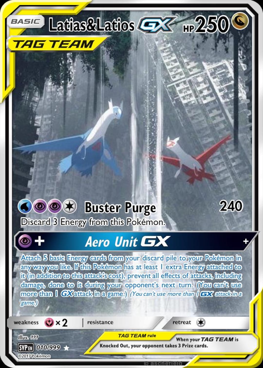 Latias & Latios GX Full Art - Etsy