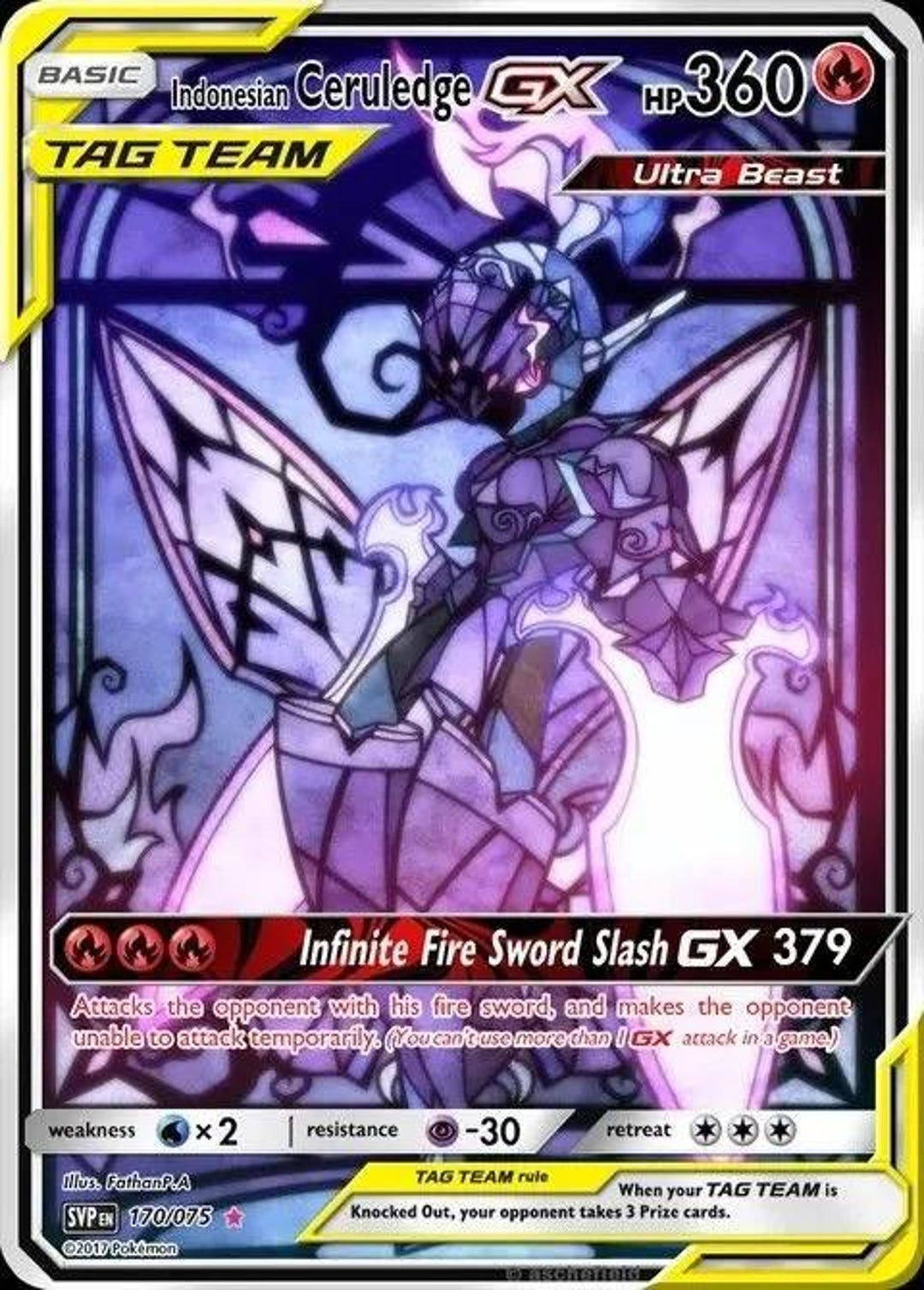 Ceruledge Full Art - Etsy
