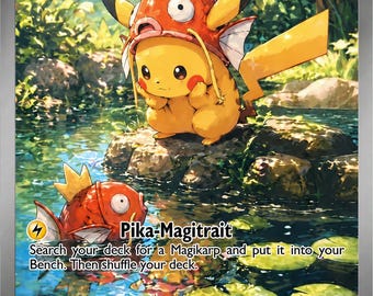 Pikachu With the Starry Night Pokémon Card Collectible/gift