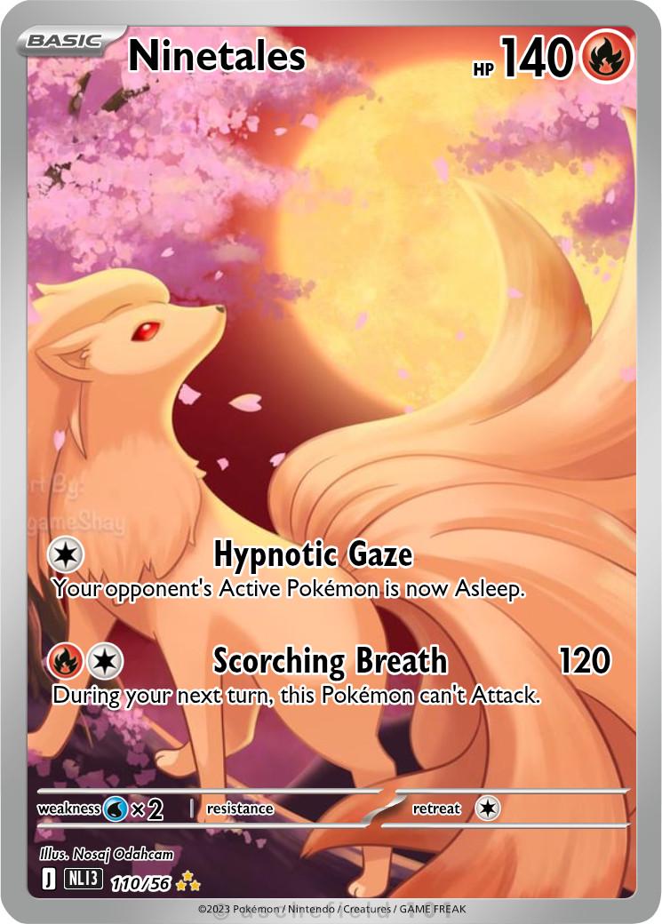 all ninetales pokemon cards Graded: 199/197 Obsidian Flames (2023) IR Holo CGC 9 – Double Infinity Gaming Near Mint /// Near Mint FoilCards in Near Mint (NM) condition show minimal wear from shuffling Ninetales · Black & White