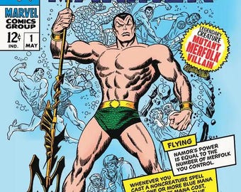 Namor the Sub-mariner (borderless) (foil) (0391) - Marvel Super