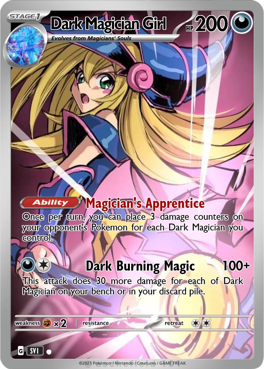 Dark Magician Girl Card - Etsy Canada