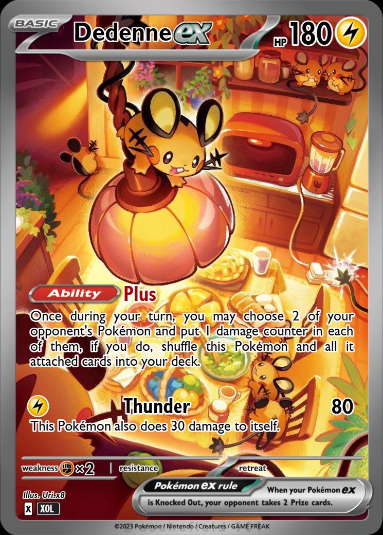 Dedenne Ex Full Art - Etsy