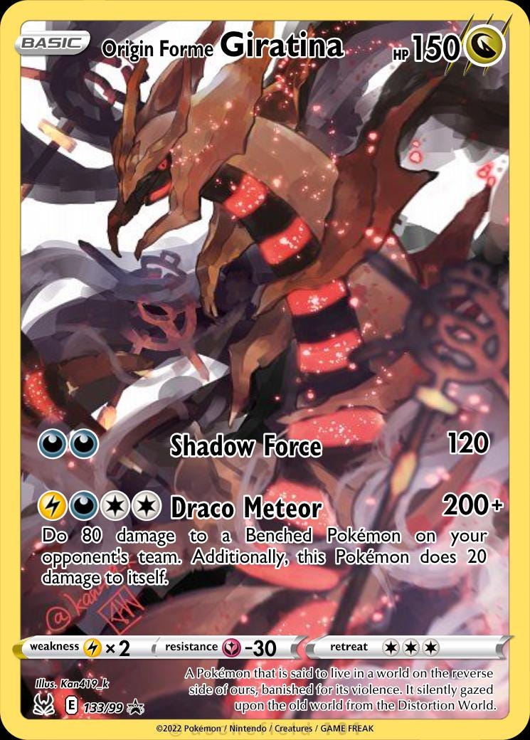 Giratina Full Art - Etsy
