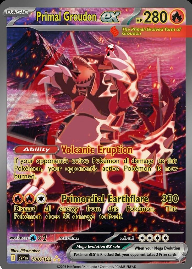 pokemon cards mega primal groudon ex Card Credit Card Credit Card Skin – Anime Town Creations Colorless Retreat Cost Primal Groudon EX | Dex