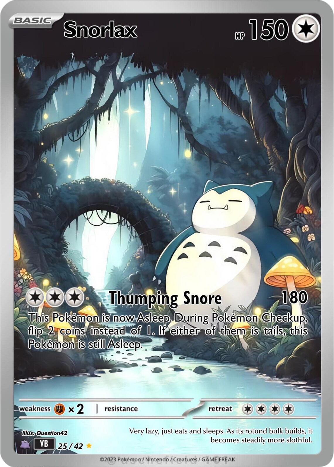 Snorlax Full Art - Etsy