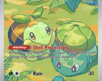 Pokmon Gen 4 Art Collection Turtwig #387 Custom Card *HESED Custom Co* -  Etsy
