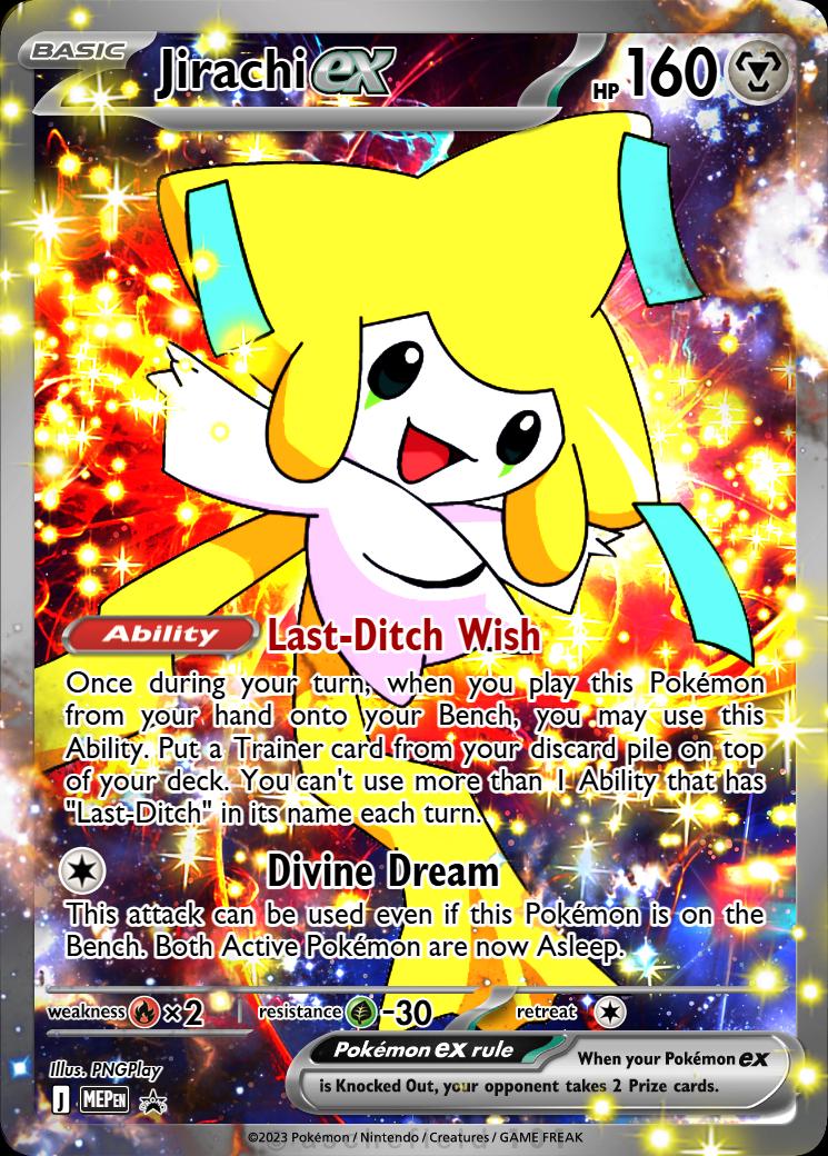 Jirachi EX Full Art - Etsy