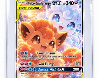 Vulpix en Alolan Vulpix GX Tag-team