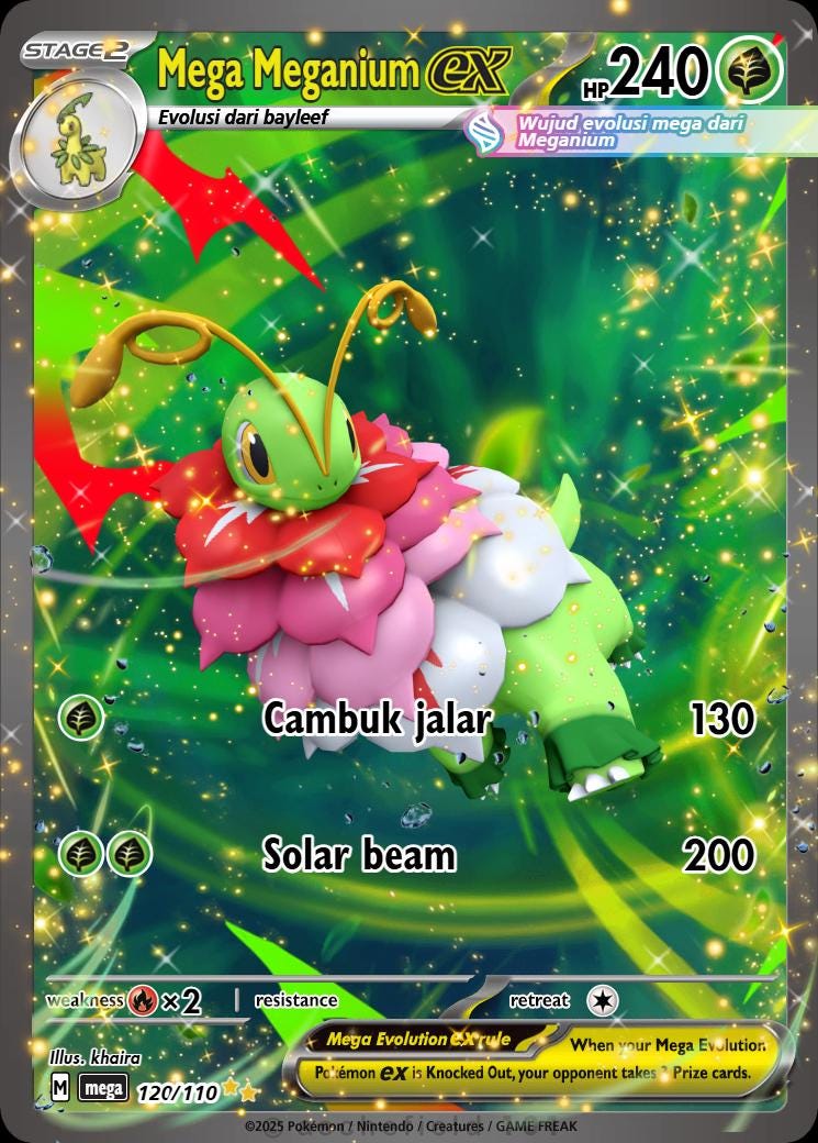 meganium pokemon card price (10) (Neo Genesis) - $21.38 - Pokmon & Analytics When you play Meganium from your hand Trading Cards - MEGANIUM -