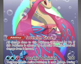 mega milotic pokemon card I have that Pokemon its cool