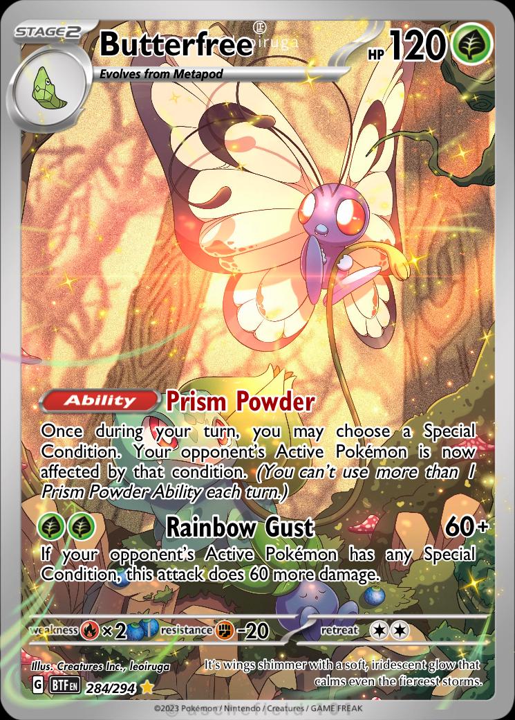 Butterfree Card - Etsy
