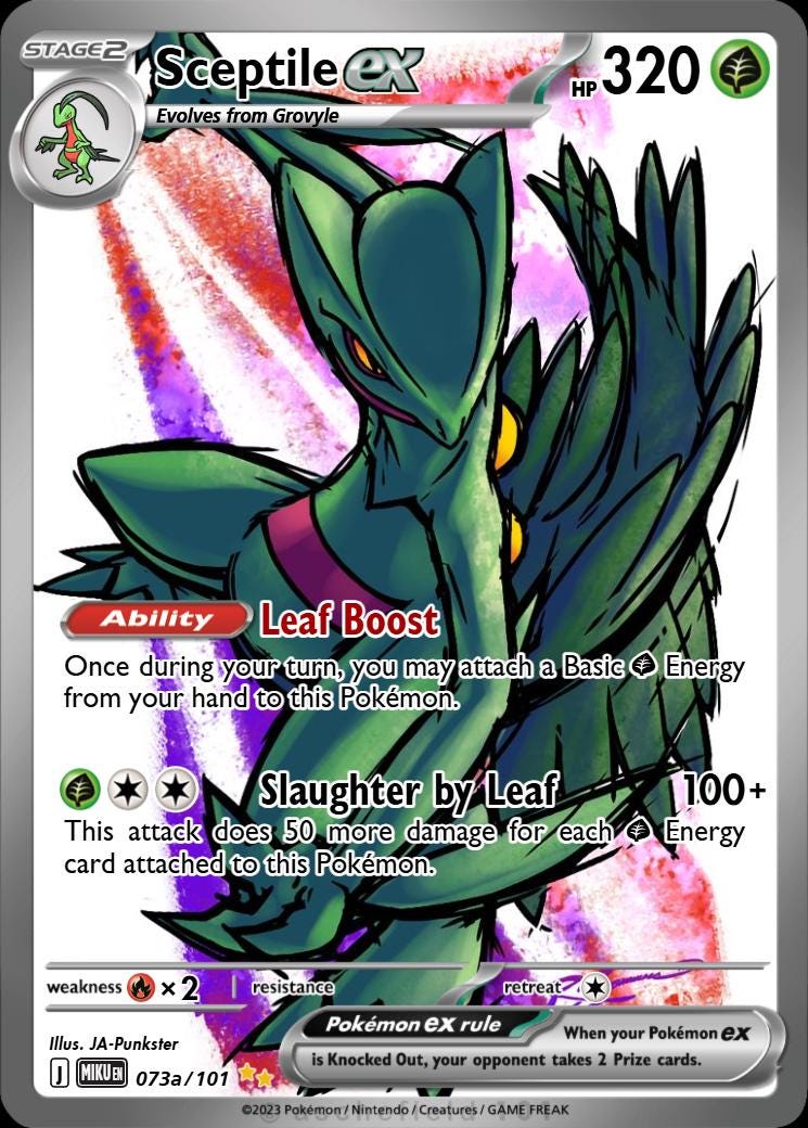 Sceptile Ex - Etsy
