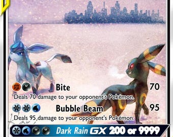 Umbreon & Glaceon GX Tag Team Full Art