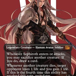 Mtg Sephiroth Fabled Foil - Etsy