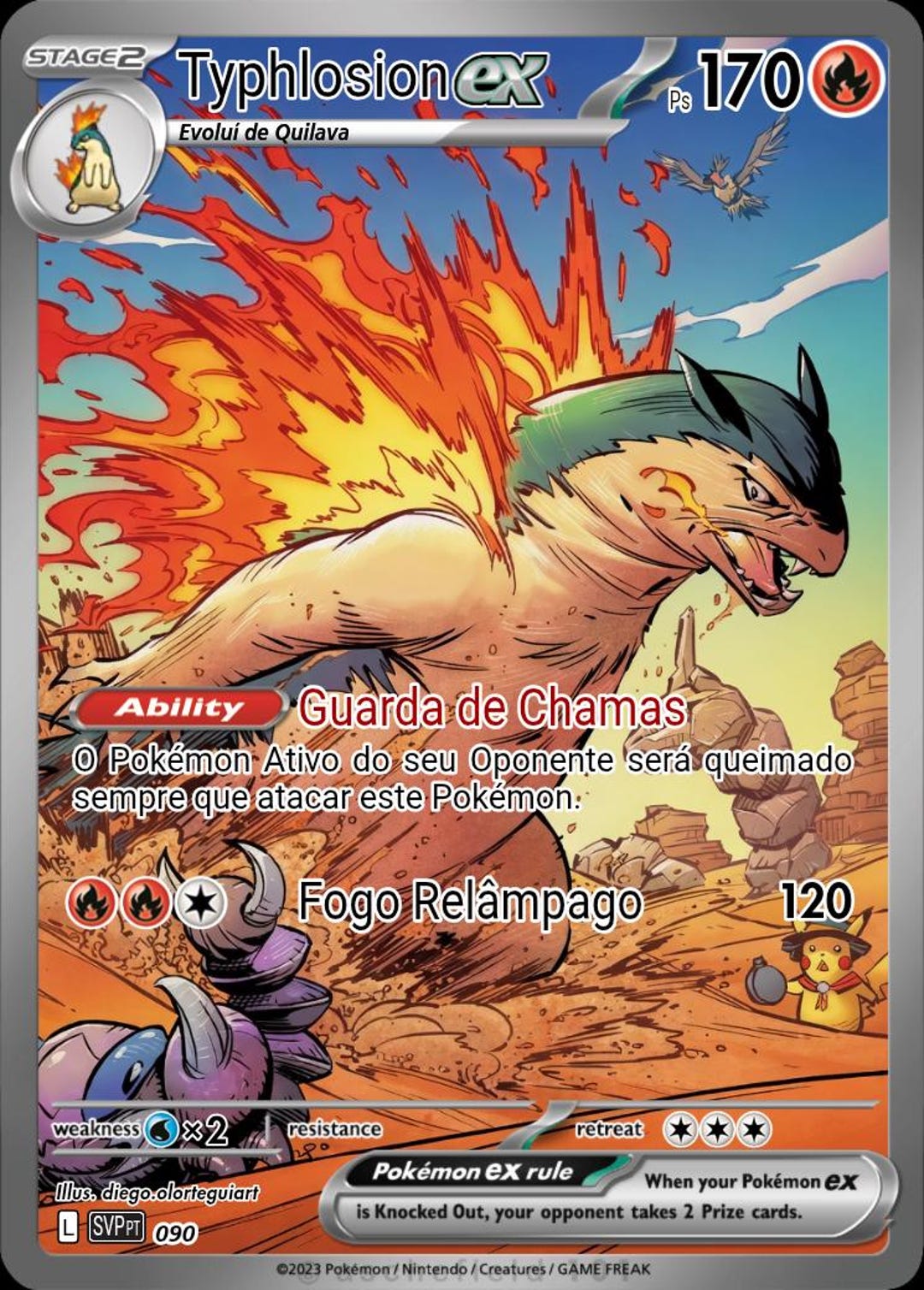 d*4様 ポケモンカード Typhlosion 英語版 il_1080xN.8227126035_l82y.jpg