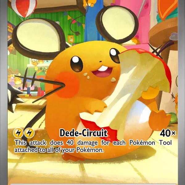 Dedenne Full Art - Etsy