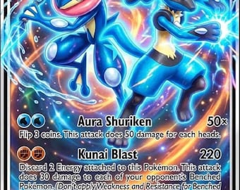 Greninja & Lucario GX Tag Team