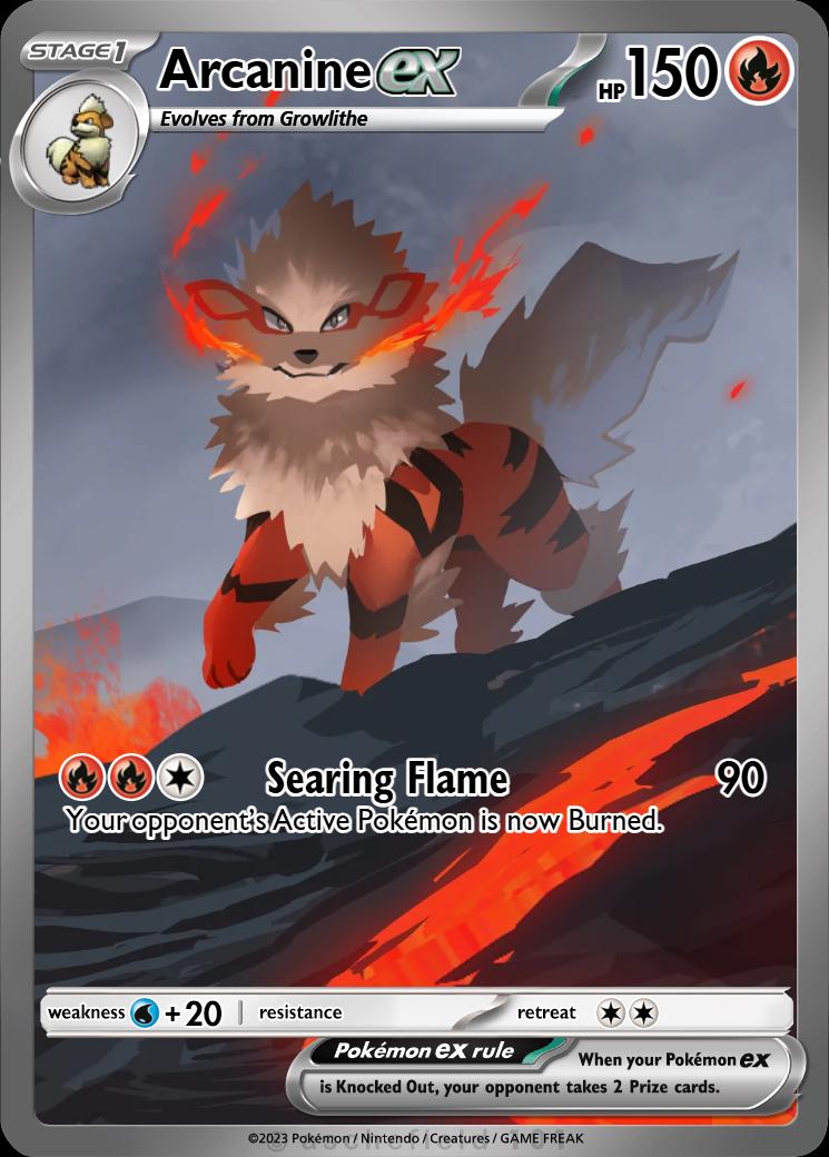 arcanine pokemon card ex Arcanine ex 092/078 SR main image 0