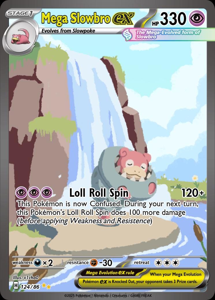 pokemon slowbro ex card TCG - Evolutions Full Art Holo 26/108 EX rule Mega Slowbro ex (B2b-077) —
