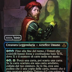 da vinci mtg card Magic The Gathering - Universes Beyond - Assassin's Creed Leonardo da Vinci MTG -